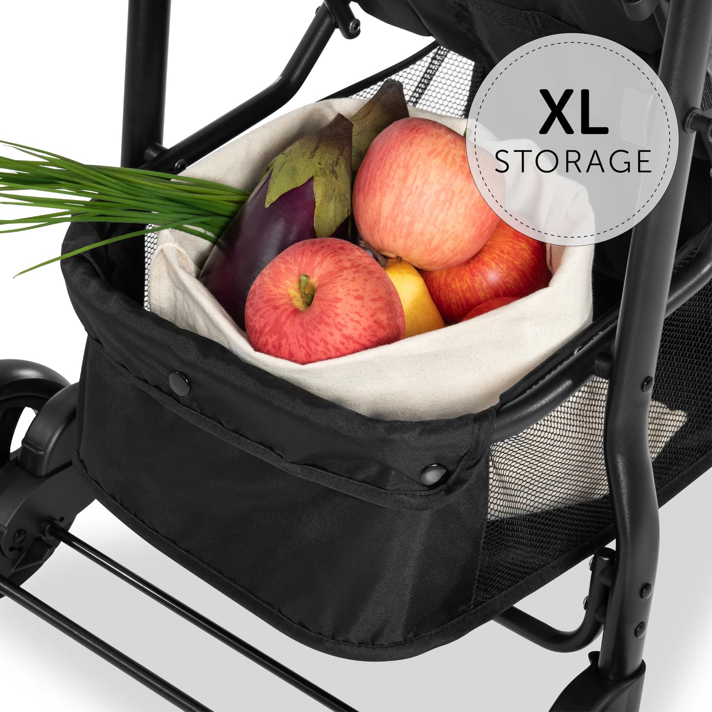 Silla de Paseo Ligera – 3 Ruedas, Reclinable, Hasta 22 kg, Plegado Compacto, Gris